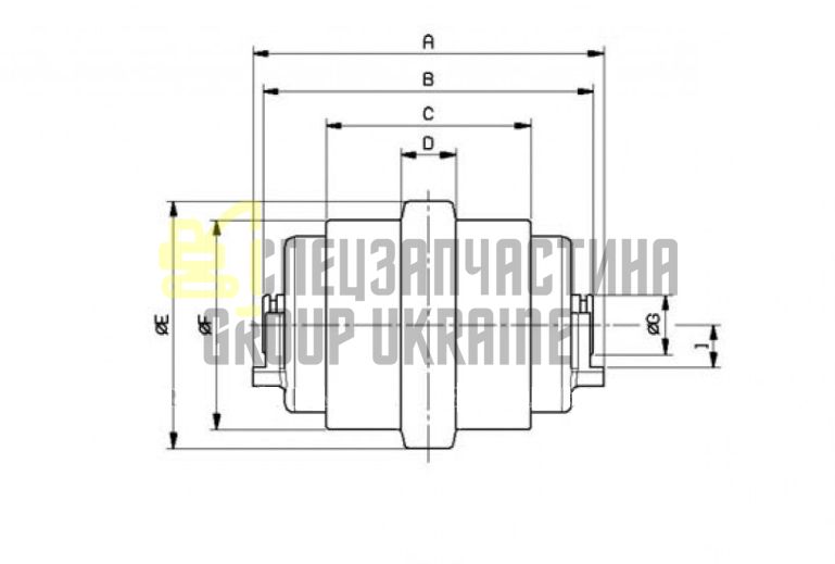 NEW HOLLAND UF040Z8C Ковзанка опорна E50,2SR