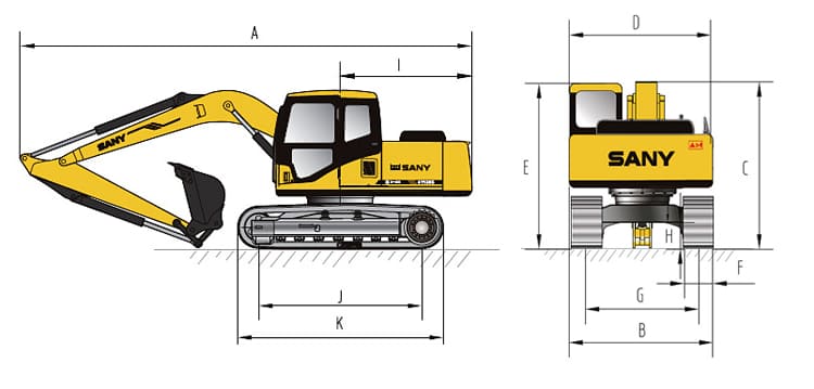 Запчастини для гусеничного екскаватора SY205LC, SY215LC, SY240LC, SY245LC, SY265LC, SY245LC-8, SY265LC-9