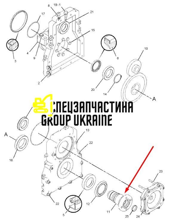 136867 Привідний вал Carraro