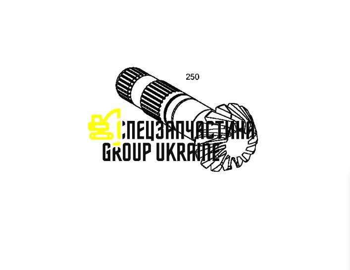 4143316085 (4143316075, 375-4478, T354408, K9001659, 130419-00117) Вал шестерні ZF