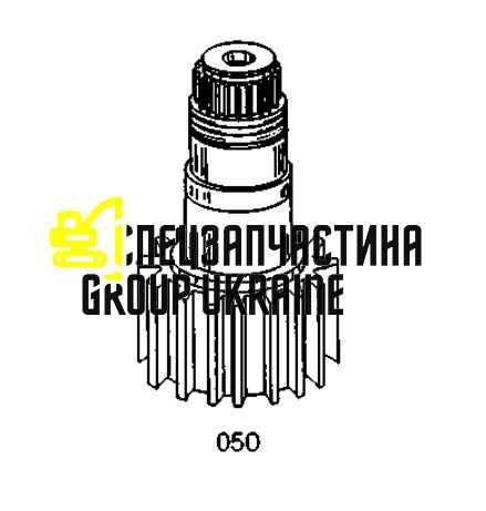 4145303080 Вал поворотного редуктора ZF