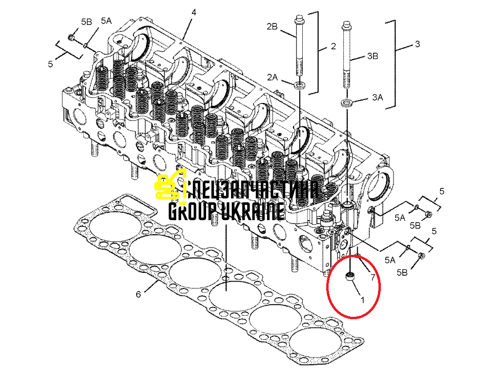 Ущільнення сальник 9Y1798/3E6772 на двигун C6121