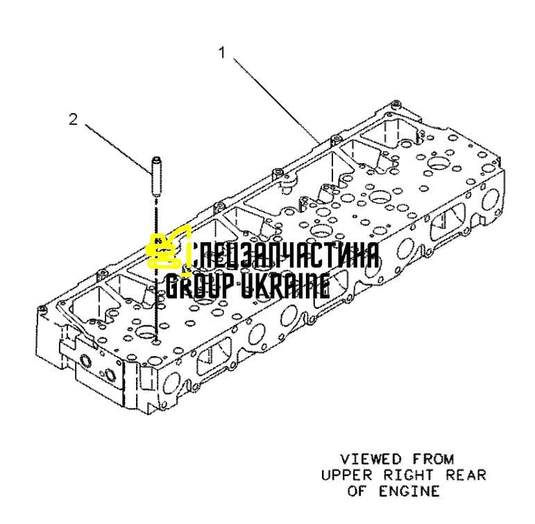 100-8150, 1008150 Напрямна клапана Caterpillar С-12