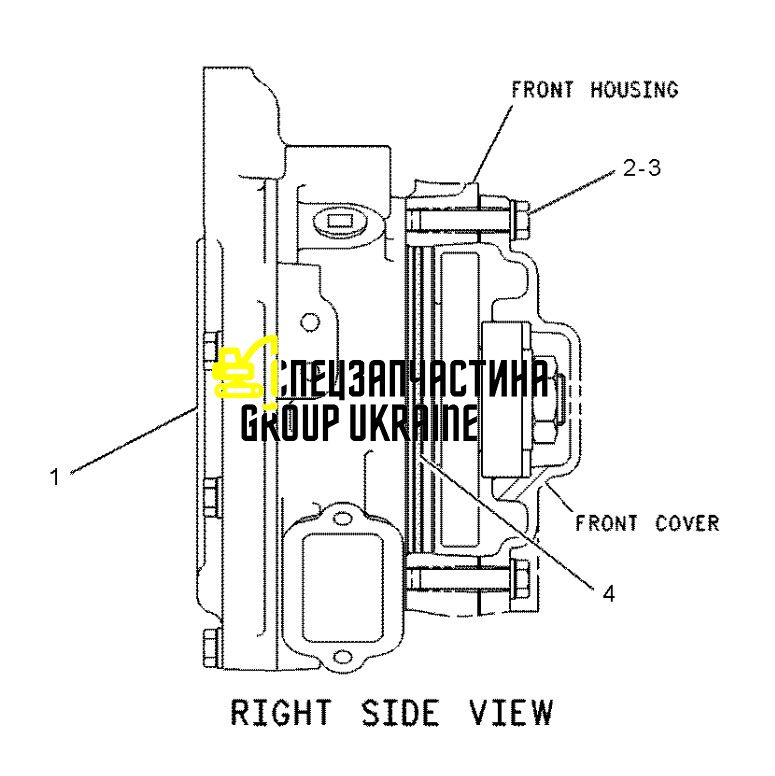 Насос водяний CAT Caterpillar 0R-0705 / 0R-8767 / 176-7000 / 153-8053 / 352-2077 /0R0705 / 0R8767 / 1767000 / 1538053 / 3520 Катерпілар 3176, 3196, C10, C12 C-12 C-11 C11 C13 C-13