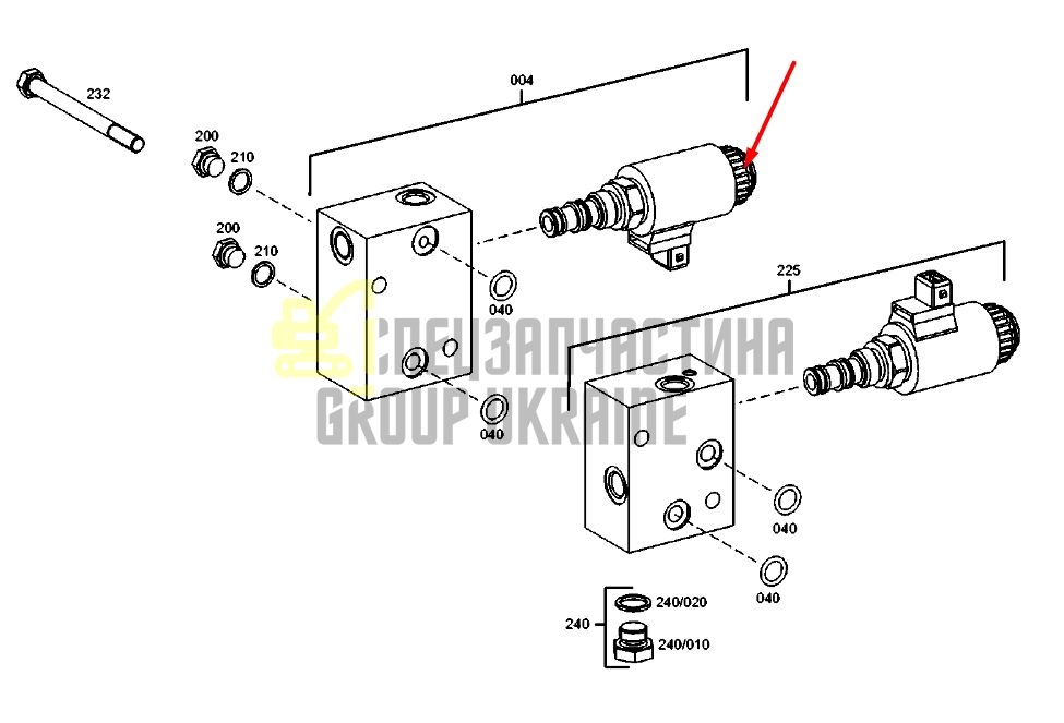 Case 54/7645-13 Електромагнітний клапан (соленоїд) CS100, CS120