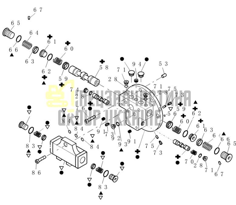 72952288 Радіальний підшипник редуктора ходу CASE CX20B