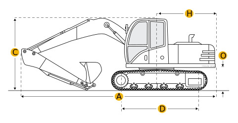 Запчастини на гусеничний екскаватор Caterpillar 345B