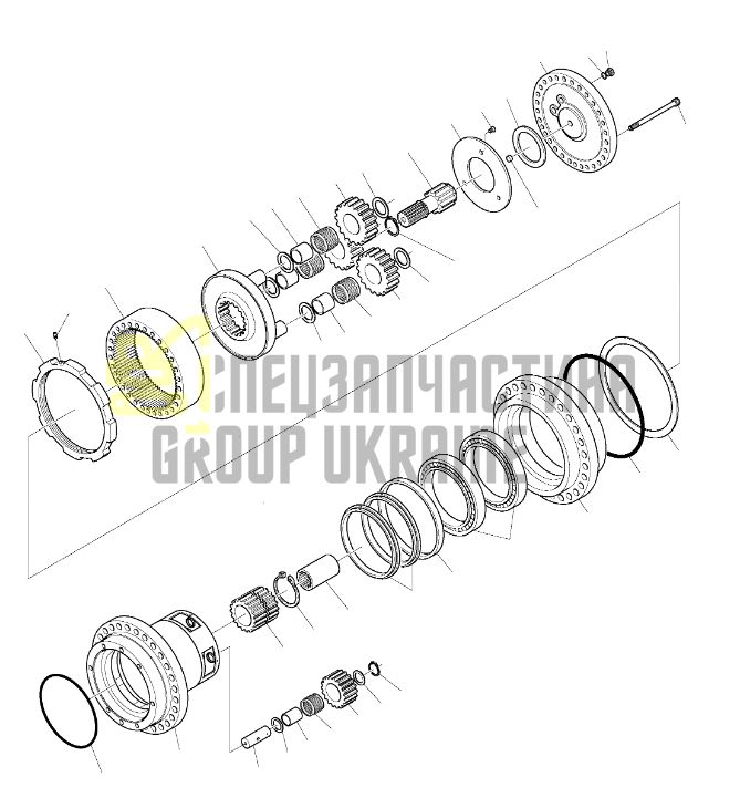 1.216-00017 Підшипник голковий DOOSAN DX140
