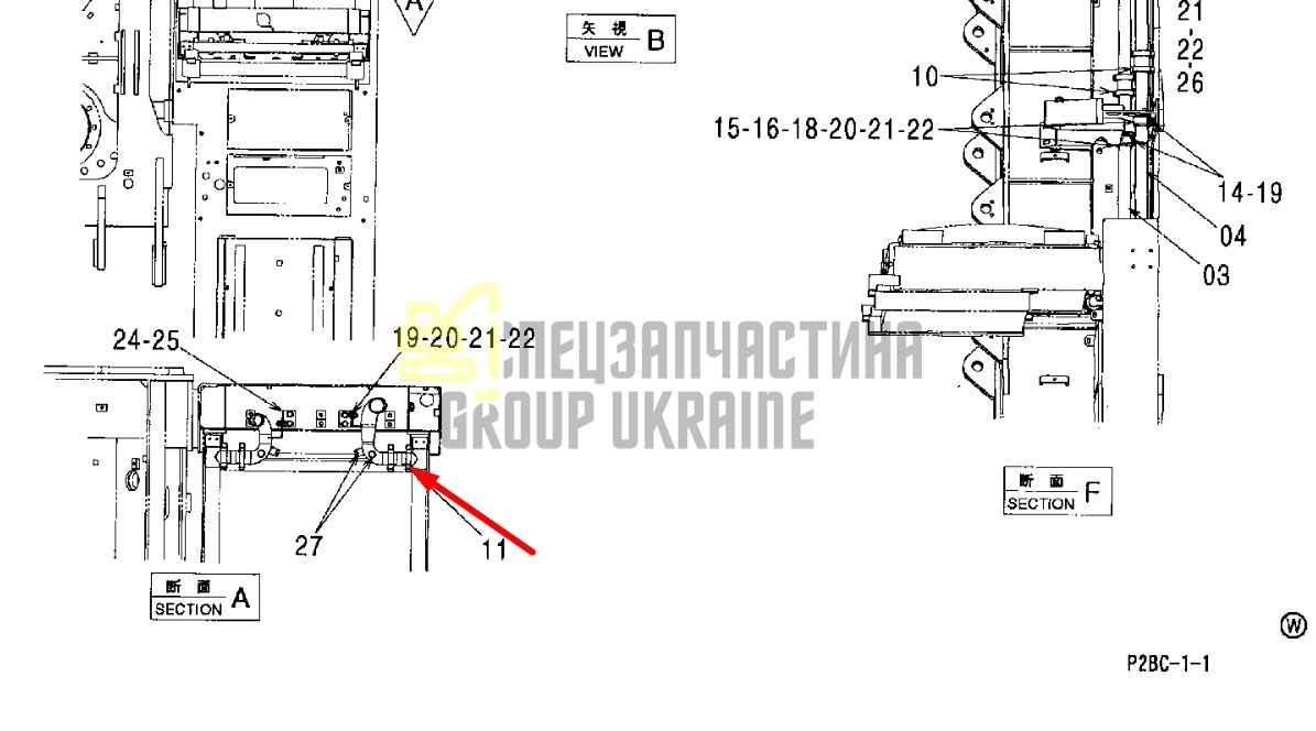 Купити Hitachi 4067834 Муфта маслопроводу для EX100, ZX330