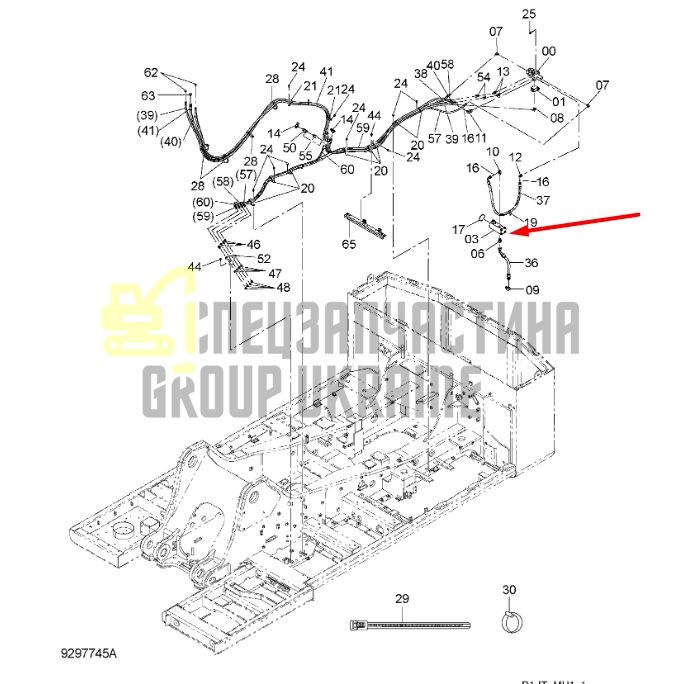 HITACHI 9218031 Насос шестерний двосекційний Handok