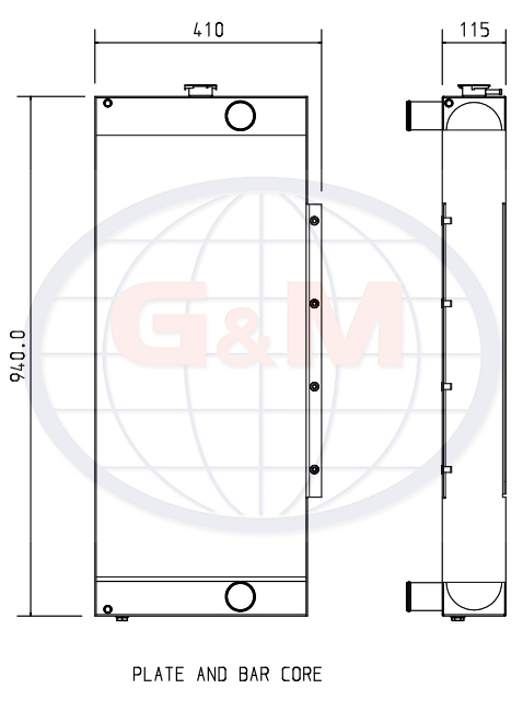 Купити Радіатор масляний JCB 332/C0970 Cooler oil