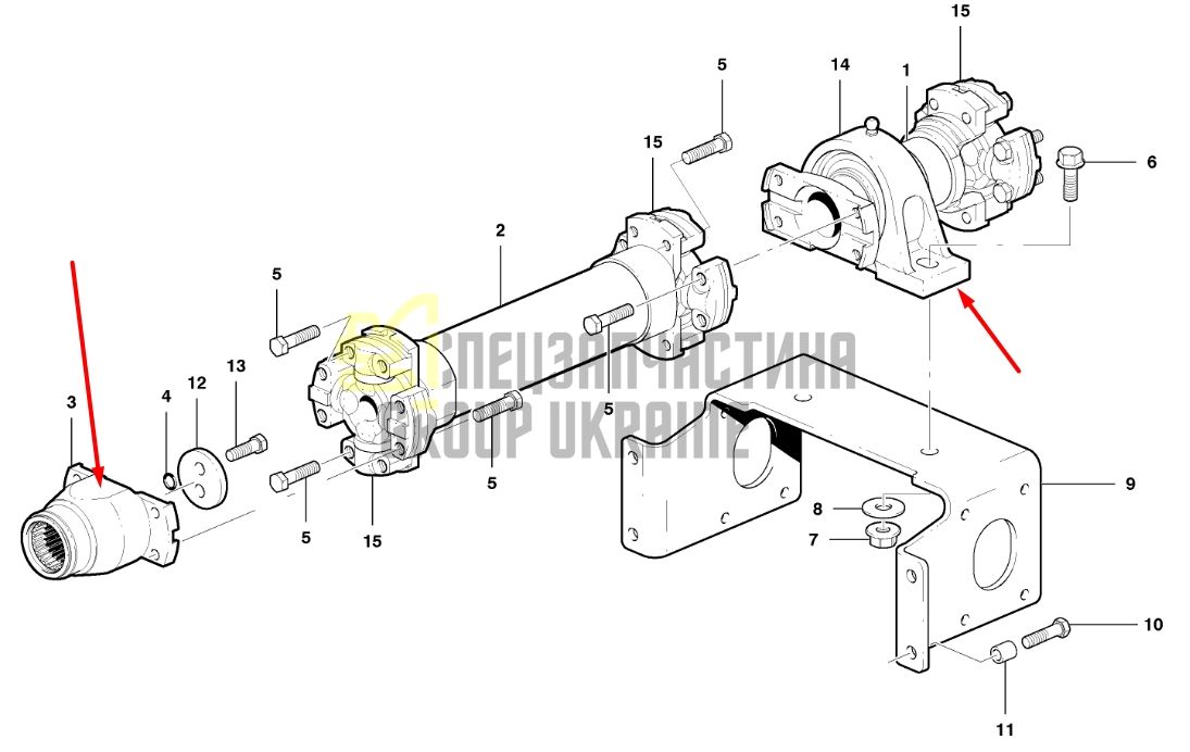 Volvo 12742743 Підшипник у зборі з корпусом G700, G900