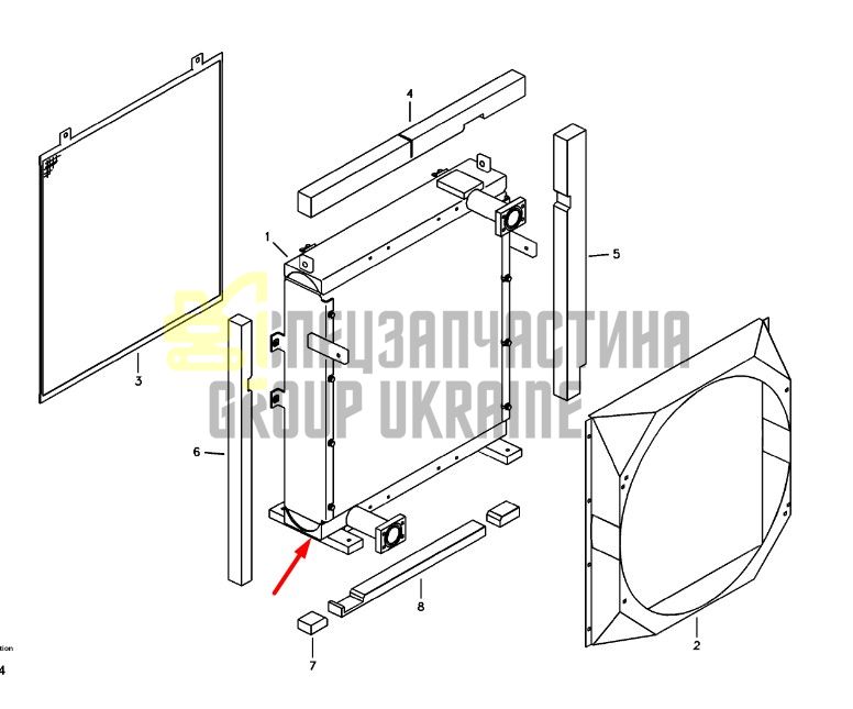 14533839 Радіатор охолодження мастила гідравлічної системи VOLVO EC460B