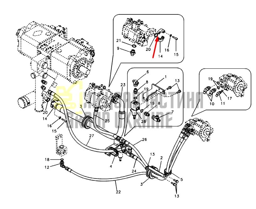 Volvo 14616531 Електромагнітний клапан двигуна вентилятора