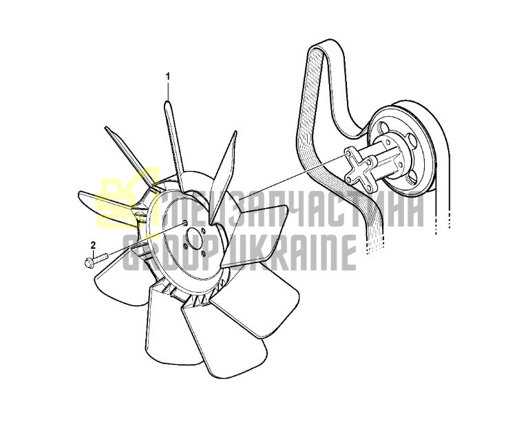Купити Volvo 15610485 Крильчатка вентилятора BL61 PLUS, BL71 PLUS