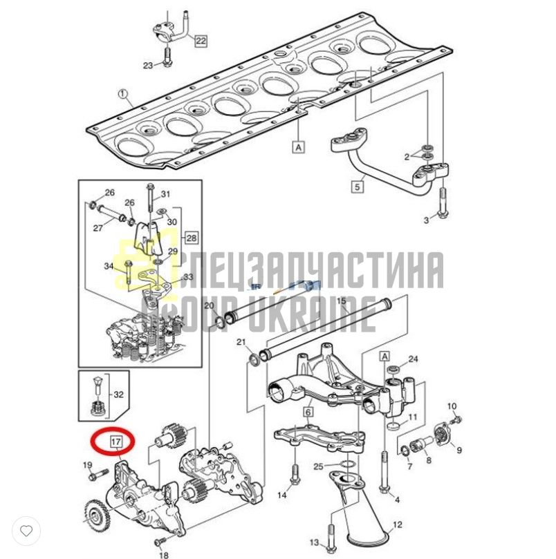 Volvo 20758237 Масляний насос для Truck FM, FM9, B9R, B9S