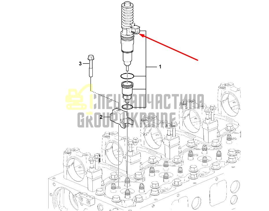 20847327 Форсунка паливна VOLVO EC360B