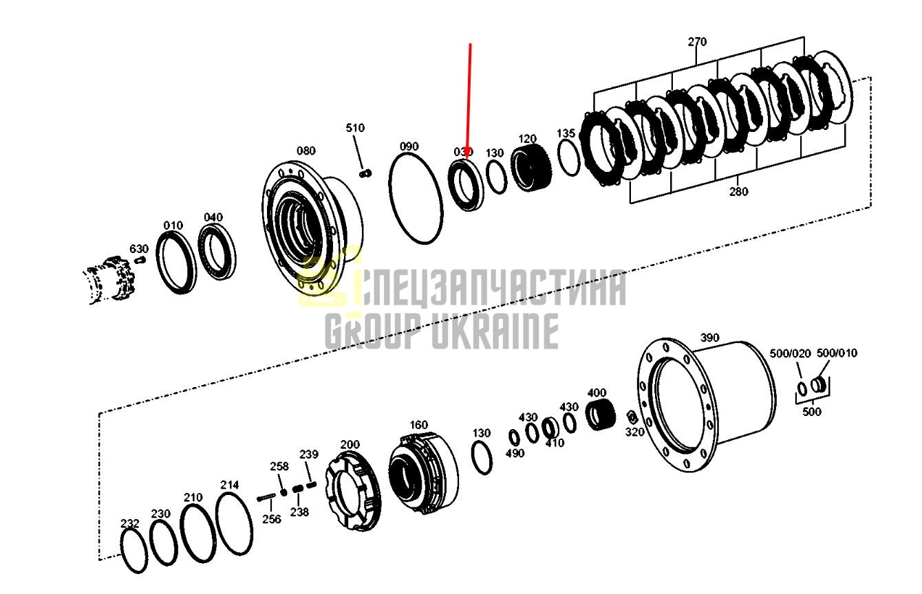 VOE6213176 Регулювальна шайба Volvo EW140