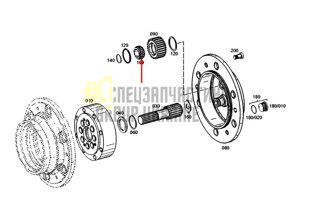 0750118287 (0735410855, 0750118085) Підшипник сателіту ZF
