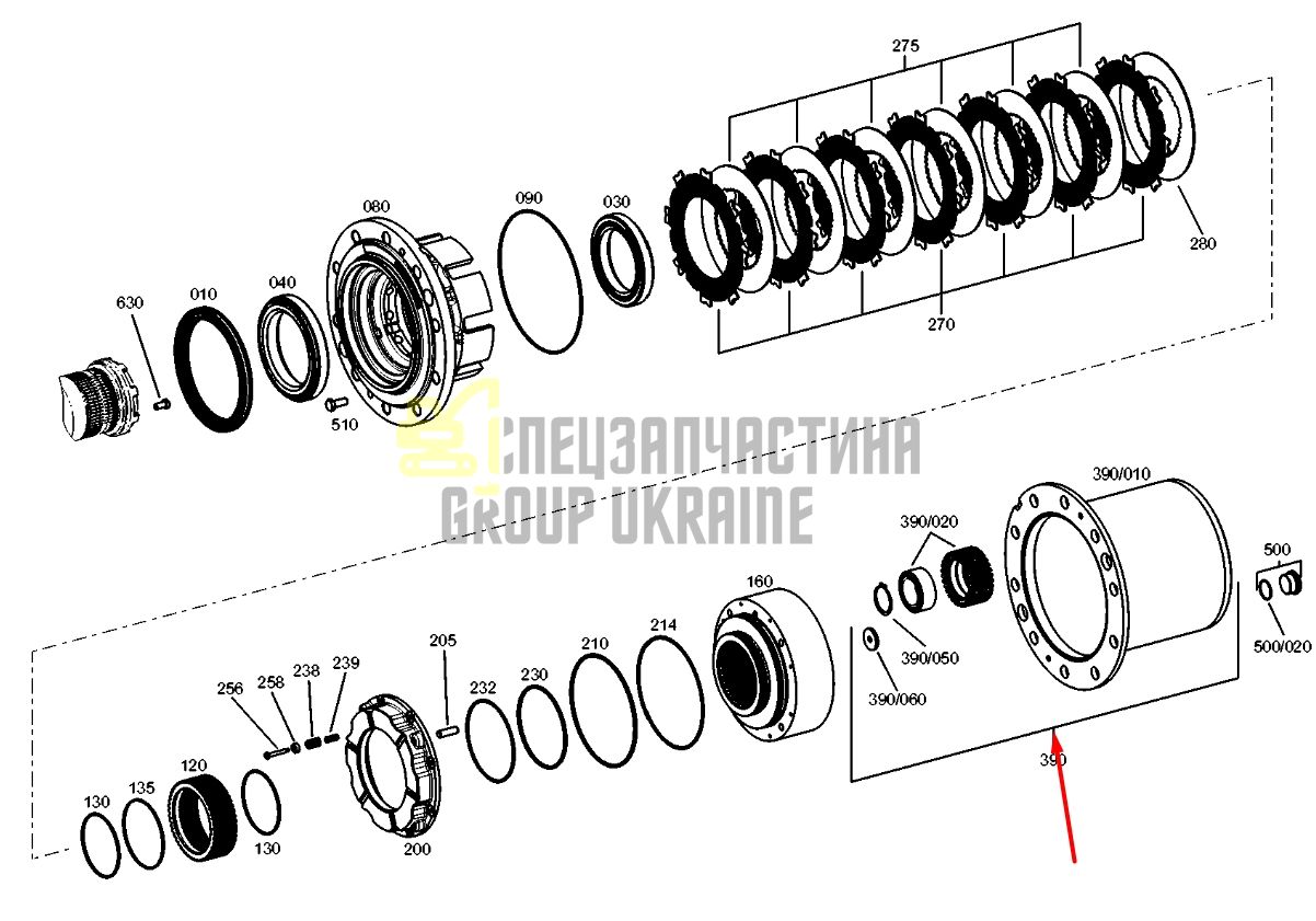4472231014 Носитель планетарный (с сателлитами) ZF