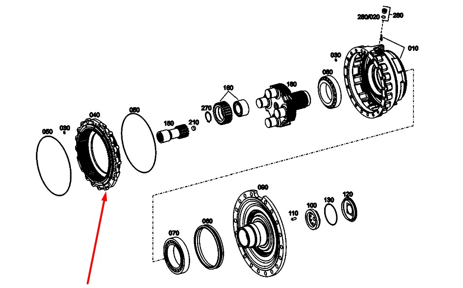 4474253038 Планетарна шестерня ZF