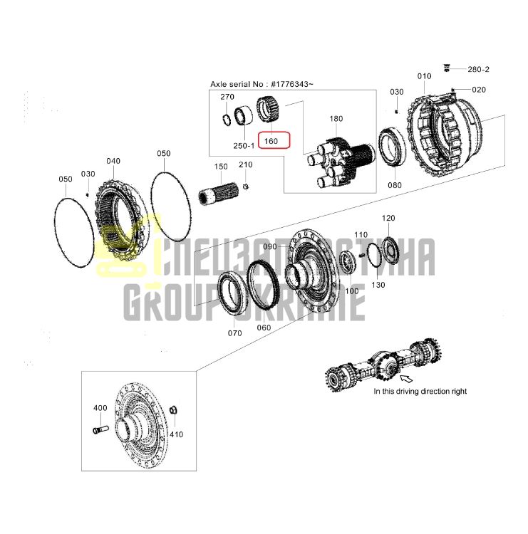 4474354027 Шестерня планетарна Z=27 ZF